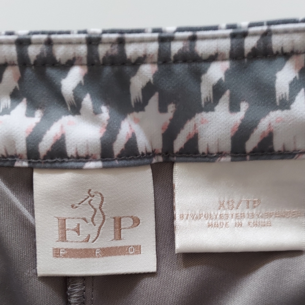 EP Pro Houndstooth Golf Skirt Womens Size XS Gray Pink - Picture 5 of 9